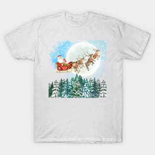 Santa’s Night to Ride T-Shirt